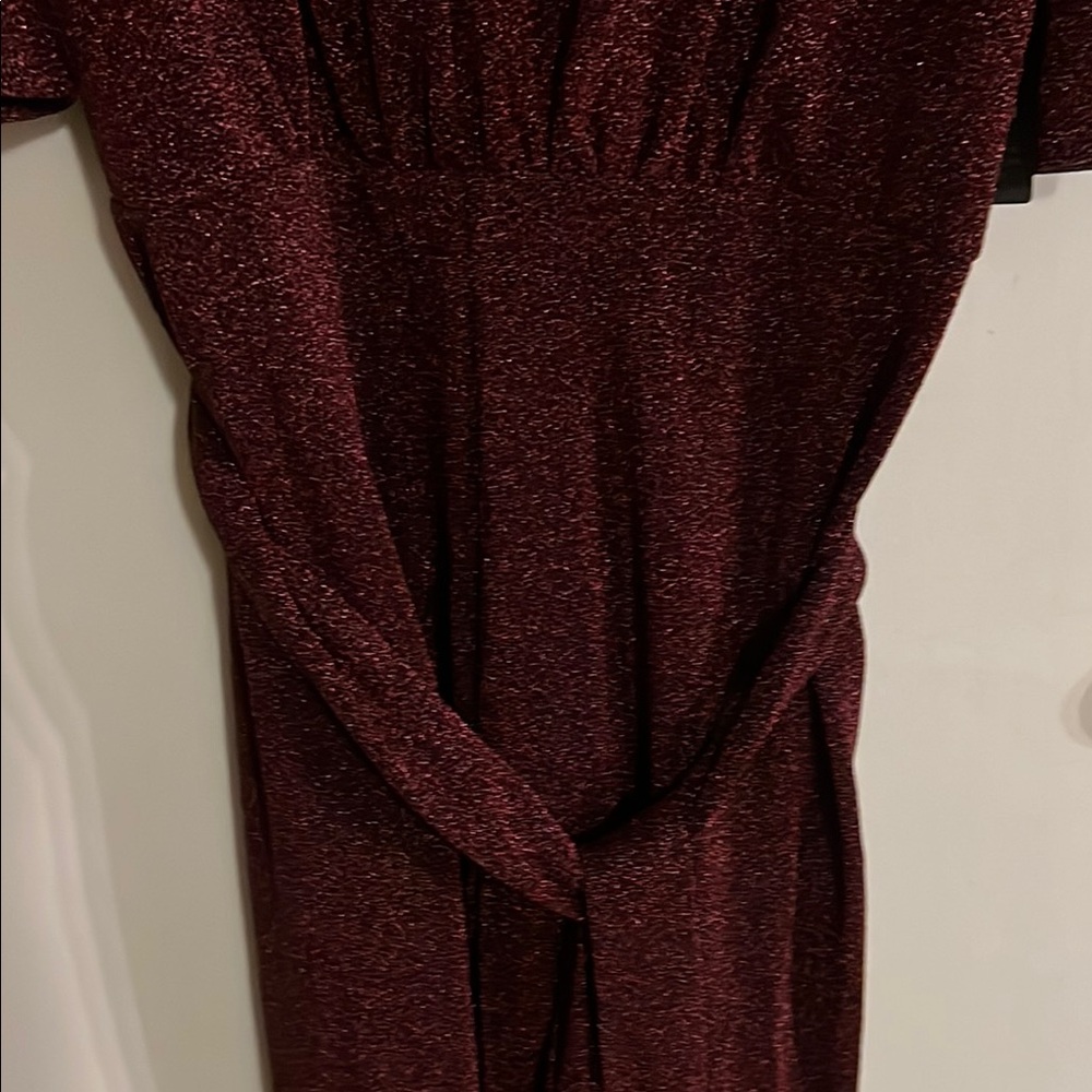 NWT Ashley Stewart Red Flutter Sleeve V- Friday event sale today’s sale price 🌺 - Picture 11 of 11